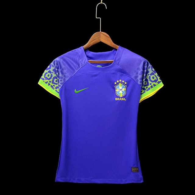 Camisa Nike Brasil II 2022/23 Torcedora Pro Feminina - Azul