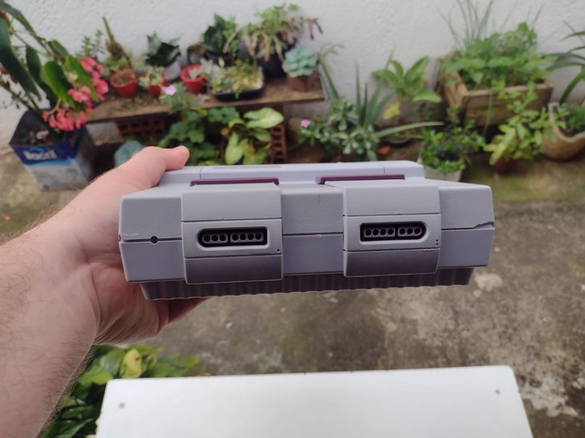 Super Nintendo Console Snes Fat Funcionando Completo Fita Sup