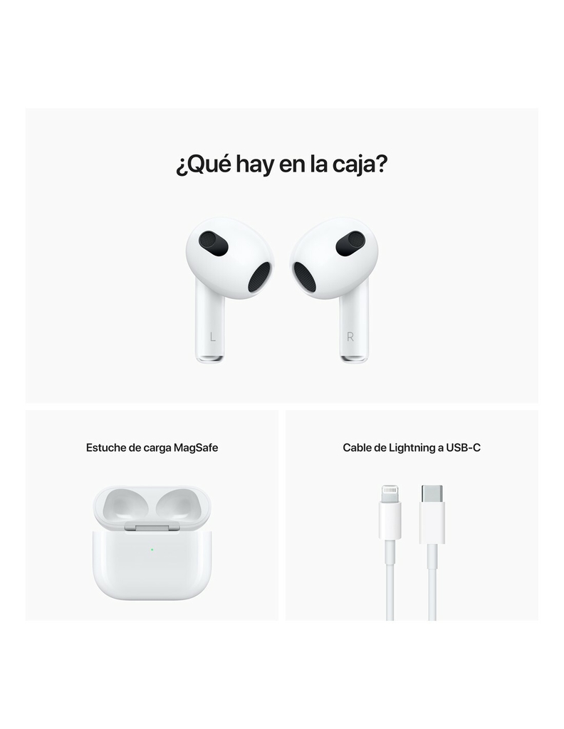 Apple Airpods Tercera Generaci N Coelectron