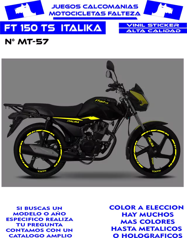 KIT REFLECTIVOS LINEA FT 150 TS FT150TS Ahuevosi