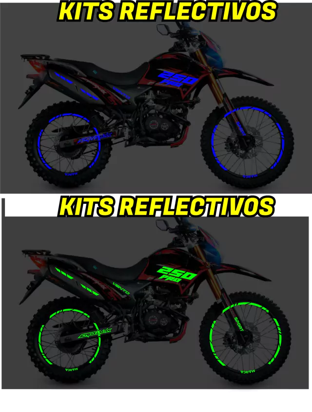 KIT REFLECTIVOS VENTO CROSSMAX 250 Ahuevosi