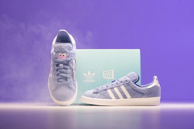 south park x adidas campus 80s