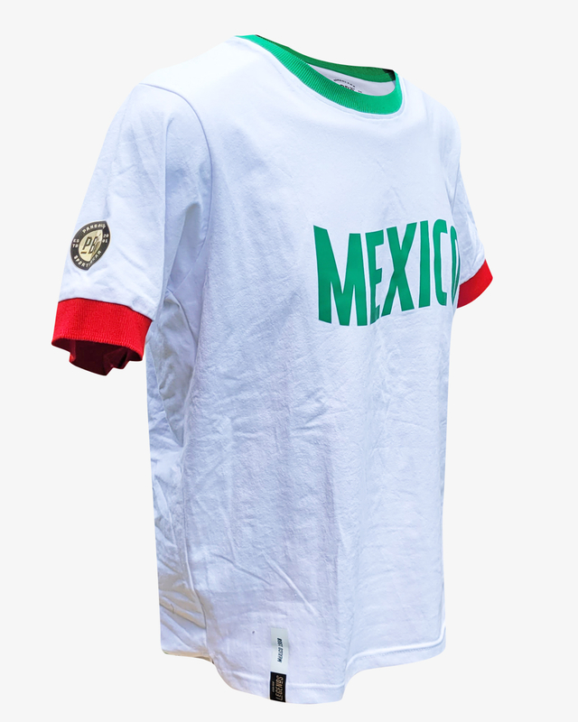 Mexico Retro Shirt - Signed by Hugo Sanchez - CharityStars