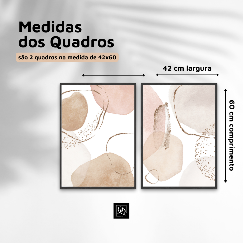 Dupla Abstrato Nude Comprar Em Quadros Quadrinhos