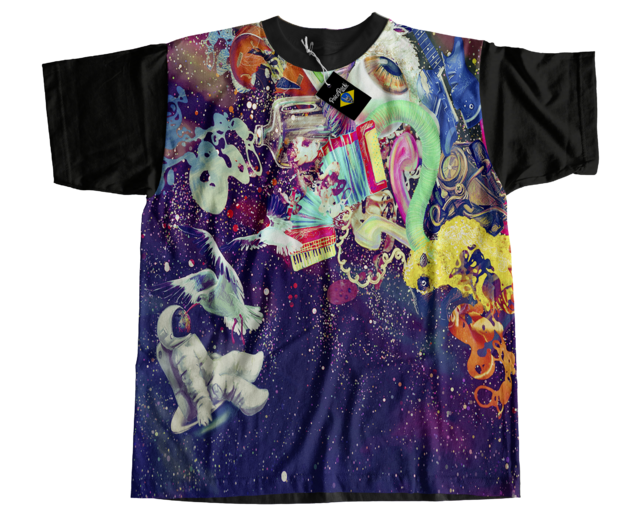 Camiseta Camisa Psicod Licas Rave Trance Space