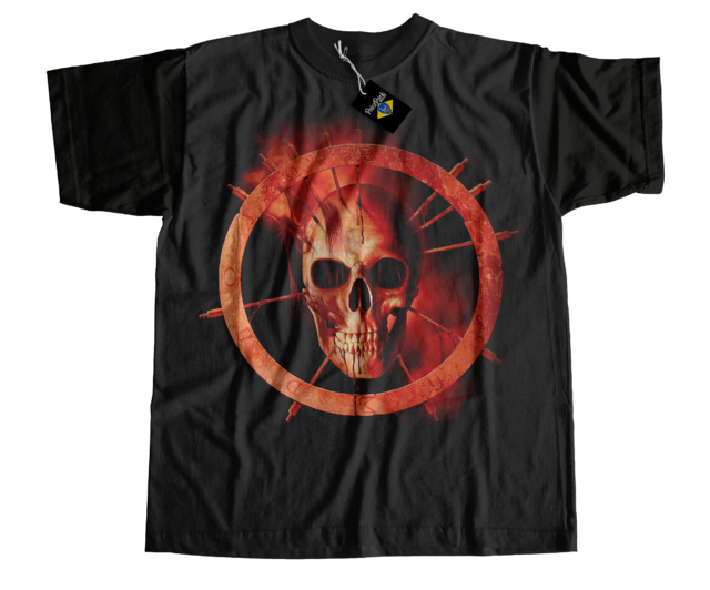 Camiseta Terror Cr Nio Caveira Skull