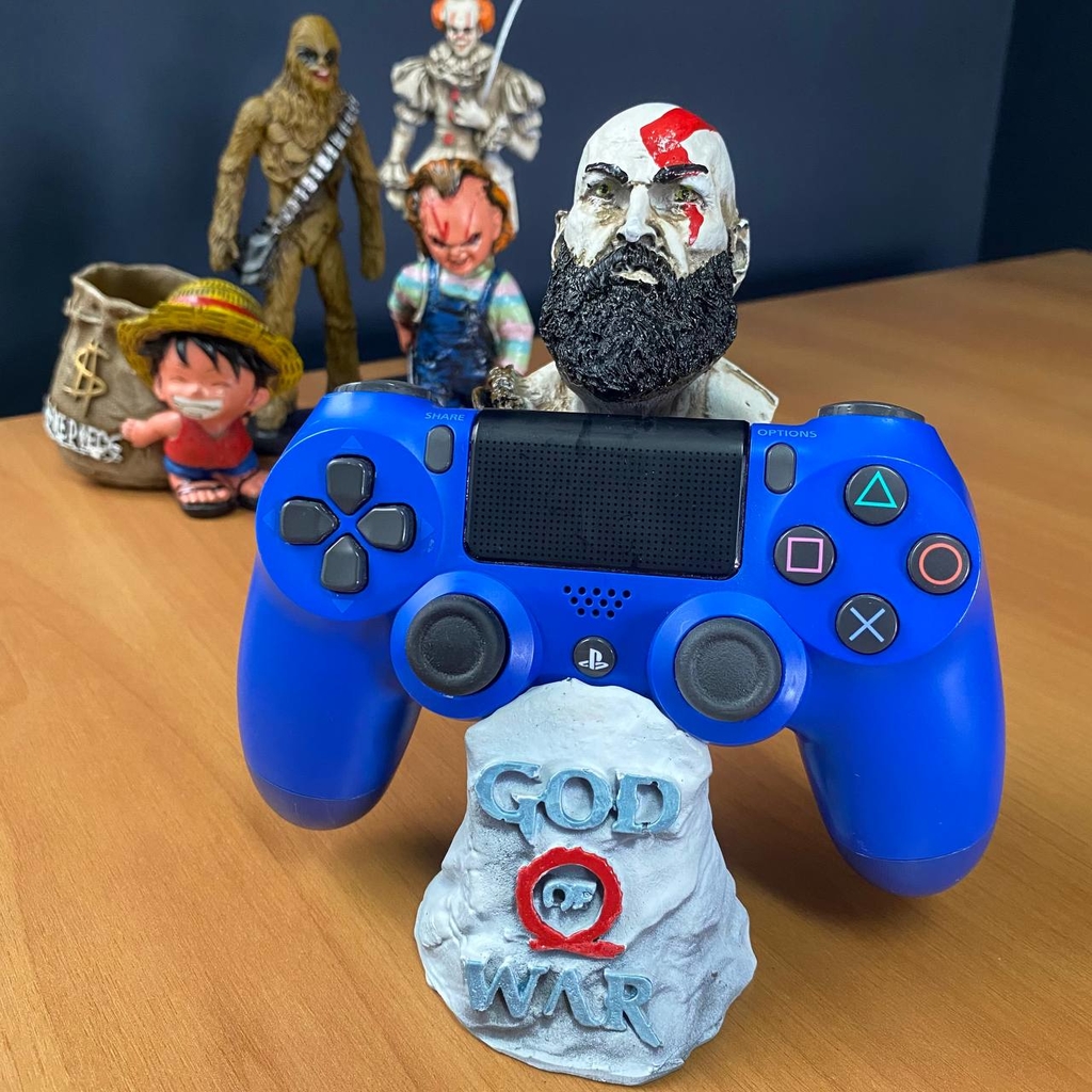 Porta Controle Kratos God Of War Em Resina