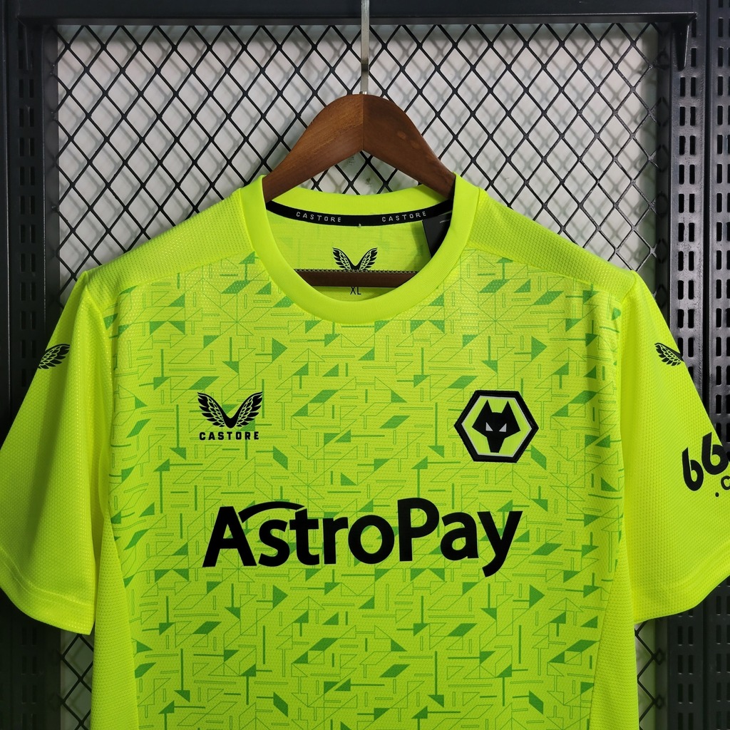 Camisa Wolverhampton Away Torcedor Castore Masculina Verde