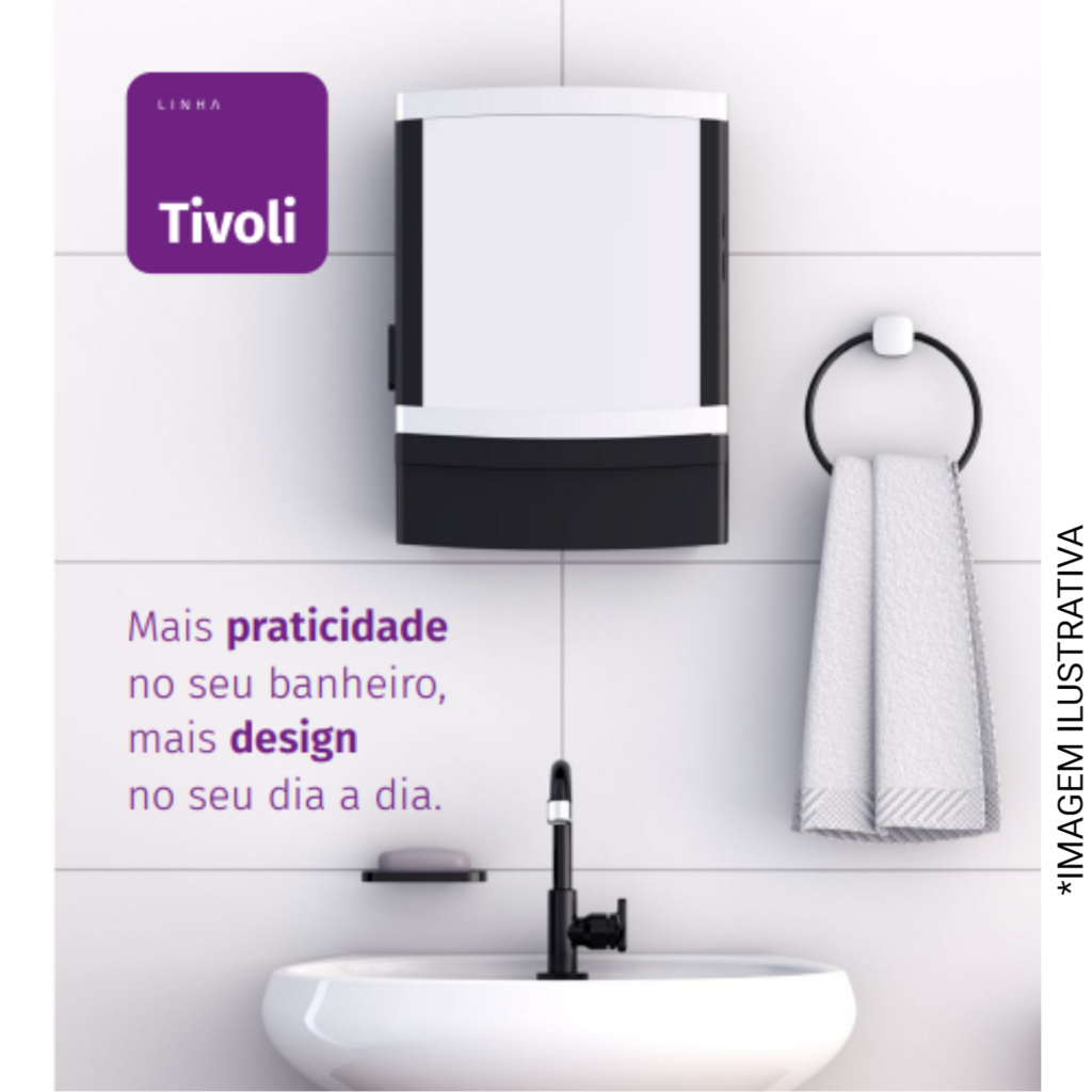 Arm Rio Para Banheiro Tivoli C Gaveta Branco