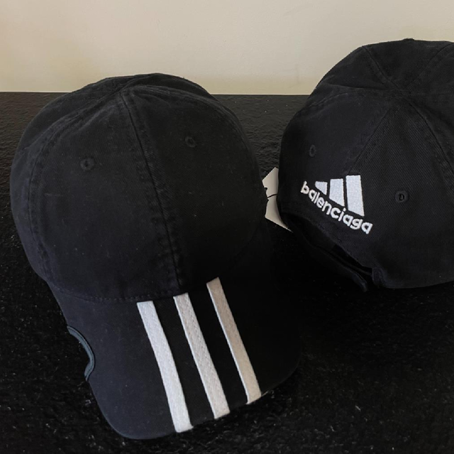 Instant Lift: Balenciaga Hat x Adidas Black Cap