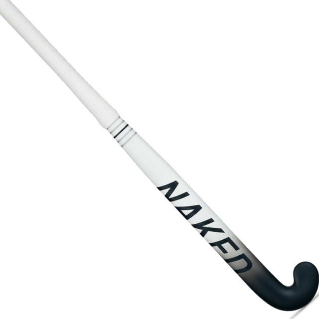 Palo De Hockey Ultra Mid Bow Blanco Negro New Carbono Naked