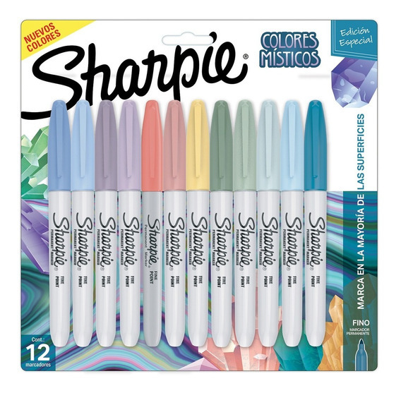 KIT SHARPIE TARJETAS + 12 MARCADORES