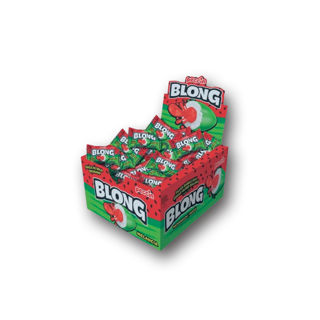 CHICLE BLONG 24dispX200g PECCIN Cousins Embalagens