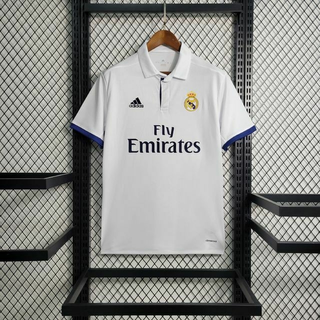 Camisa Retr Real Madrid Torcedor Adidas Masculina Branco