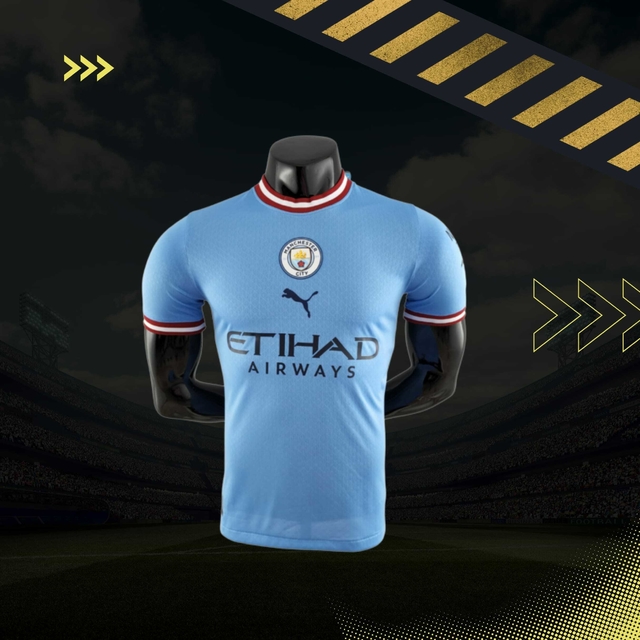 Camisa Versão Jogador Manchester City fora 21/22