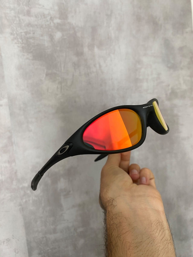 Oakley Vilão prata lentes Ruby - Mano dos Kit