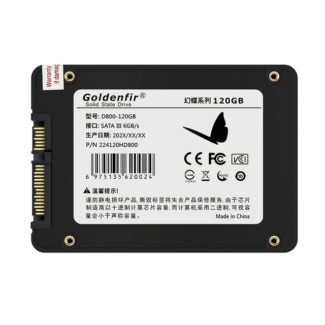 公式ストア 6Gb/s 新品未開封 SSD 2.5インチ NAND 512GB <Goldenfir