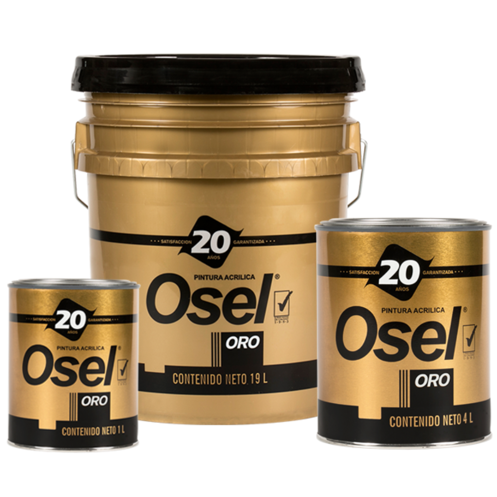 Pintura Osel Oro Satinada Rojo Lt Pinturas Suqro