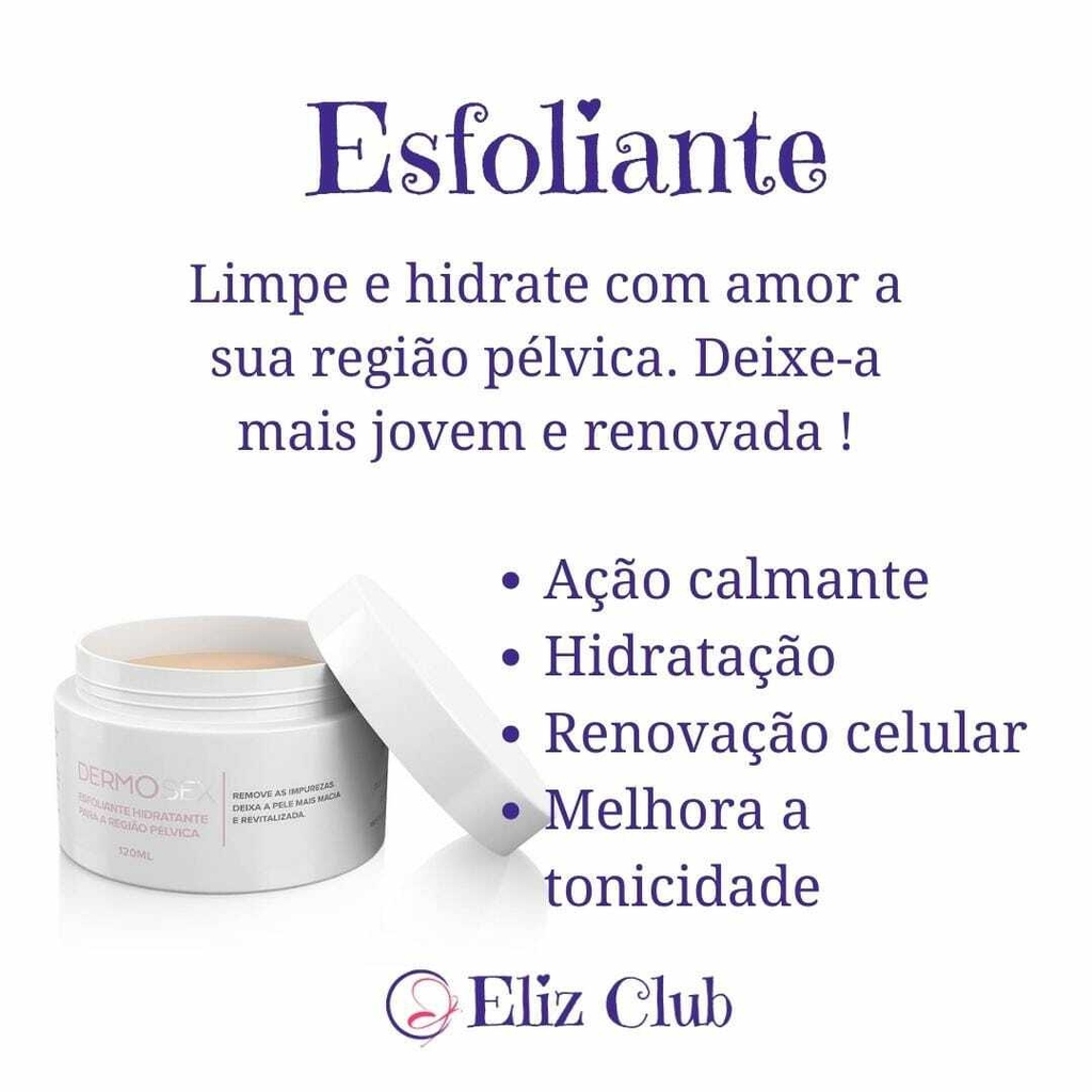 Esfoliante Hidratante para Região Pélvica 120 ml