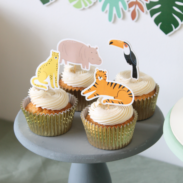 Cupcake Toppers Safari X12 Comprar En Festiva