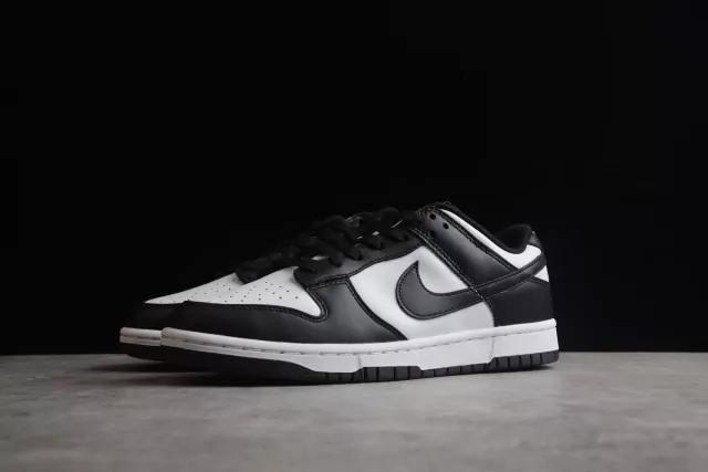 nike dunk low pro black and white