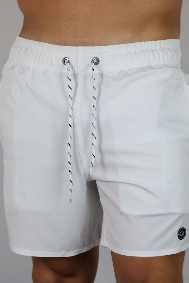 Short Masculino Elastano Branco