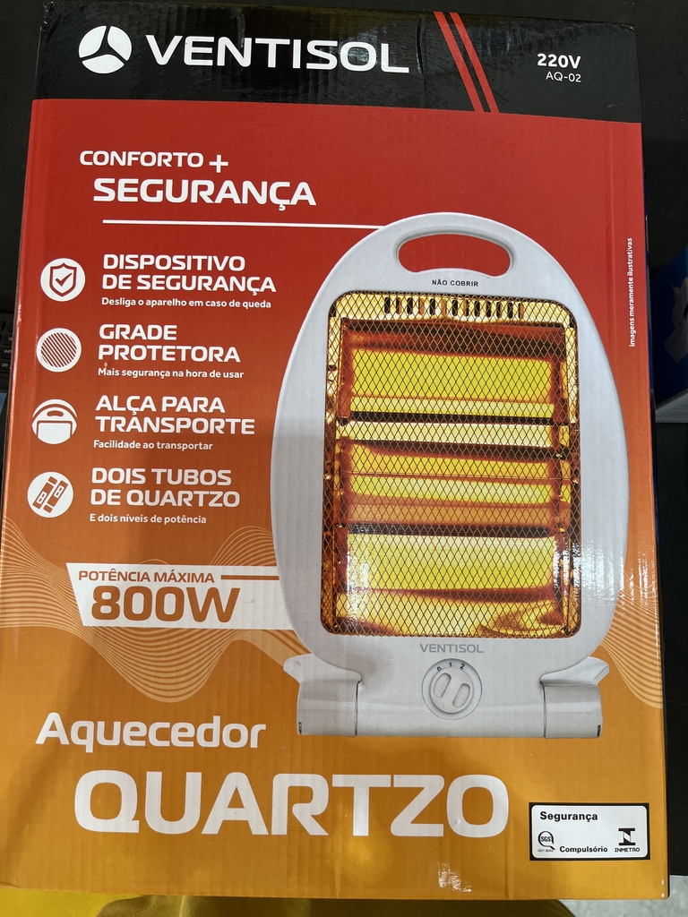 Aquecedor Domestico Quartzo Aq V Premium Ventisol