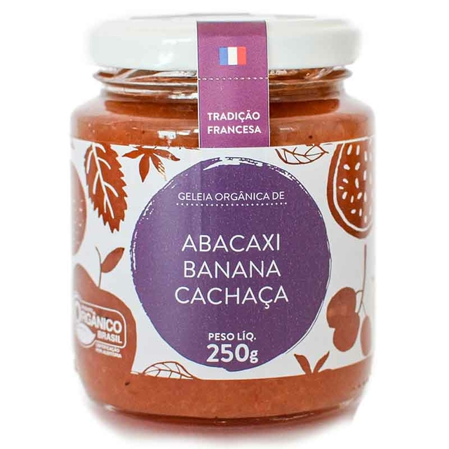 Geleia orgânica de banana - 320g