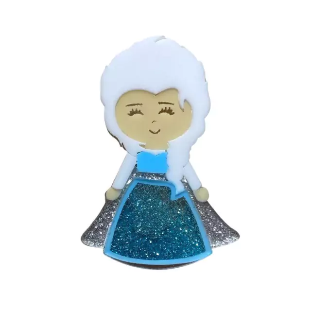 Aplique Acr Lico Princesa Elsa Frozen Cm Unidade