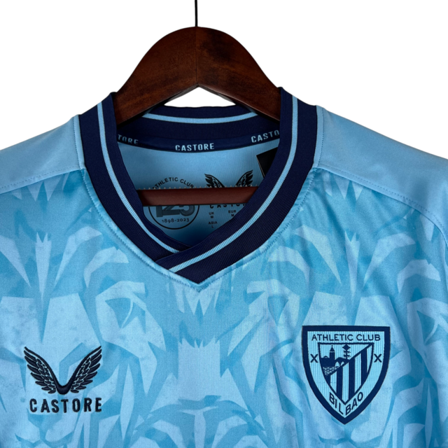 Camisa Athletic Bilbao Ii Torcedor Castore Masculina Azul