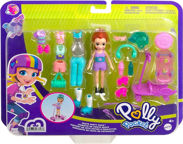 Polly Pocket Boneca de Aventura GDL97 Mattel Conjunto Acessórios