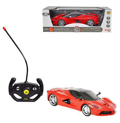 Carrinho de Controle Remoto Sport 4 Funções 1:14 com Luz e Som  Recarregável, DM Toys, DMT4327