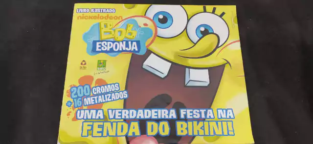 Album De Figurinhas Bob Esponja Fenda Do Bikini 2011 Completo