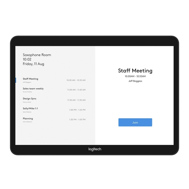 Logitech Tap Meeting Room Touch Controller Worldspace