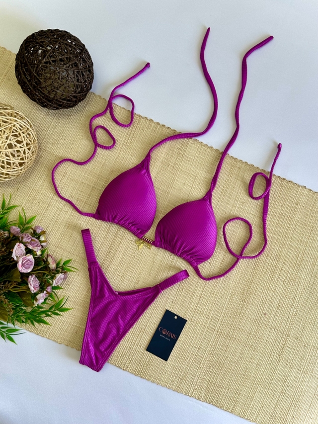 Biqu Ni Anitta Roxo Comprar Em Corais Bikini