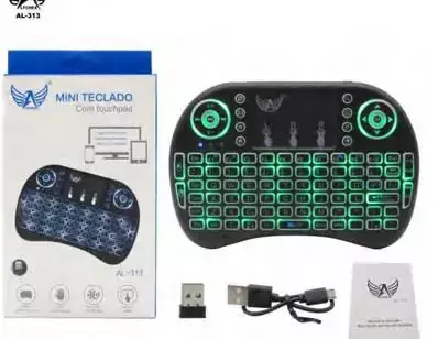 Mini teclado programável teclas, concha de acrílico, teclado para jogos sem  fio, portátil, fácil de instalar, interface tipo C, modo, sem receptor