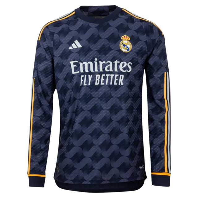 Camisa Manga Longa Real Madrid Adidas Masculina Azul