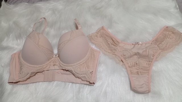 Lingerie Rendada Bojo Bege Comprar Em Dasilu