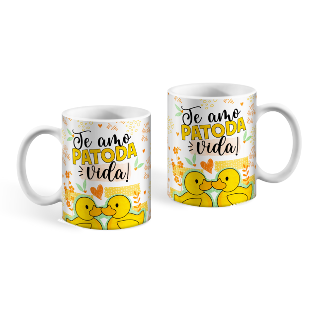 Caneca Te Amo Patoda Vida Miss Personalizados