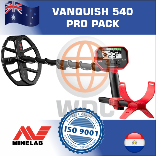 DETECTOR DE METAIS VANQUISH 540 PRO PACK