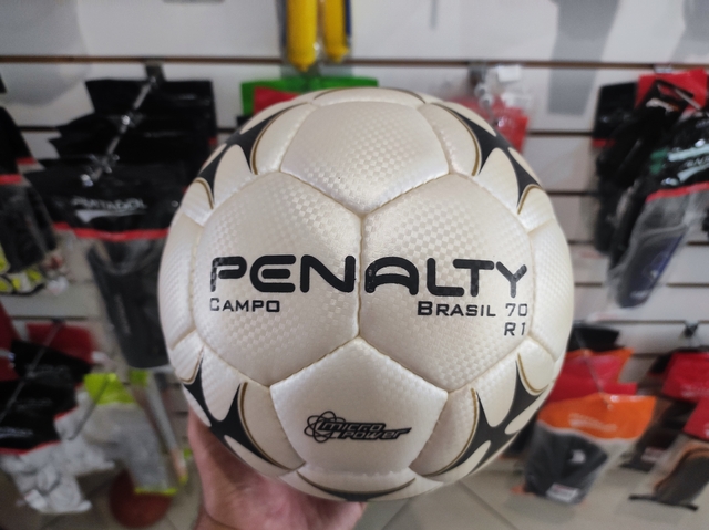 Bola Futebol Campo Penalty Bola 8 X Preta Amarela Original