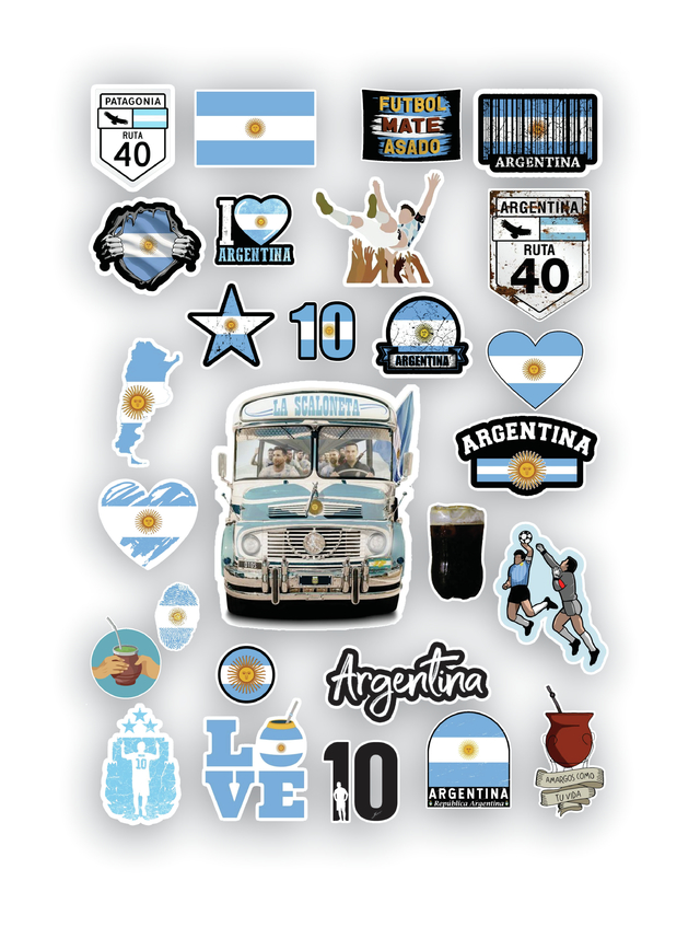 Messi Pack 90 Stickers Kit Imprimible Futbol Calcos Pdf