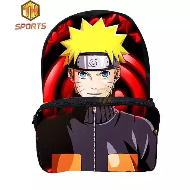 Mochila Bolsa Masculino Feminino Naruto Akatsuki Sasuke
