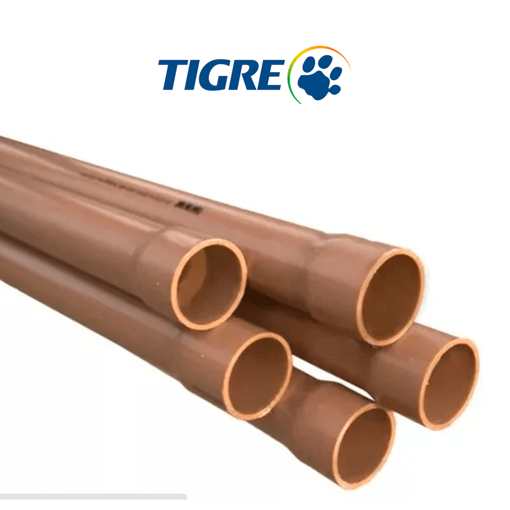 Tubo Para Gua Fria Tigre Dn Mm Pvc Marrom De Alta Qualidade