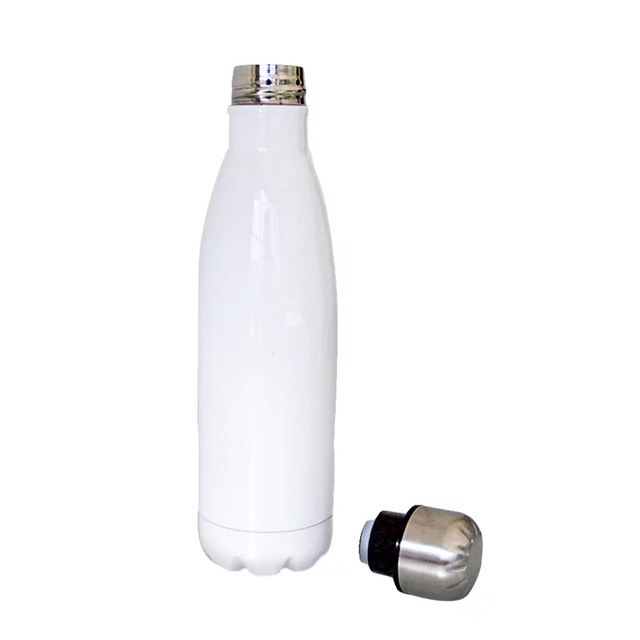 Garrafa térmica tipo squeeze personalizada em inox 450 ml - FBGP