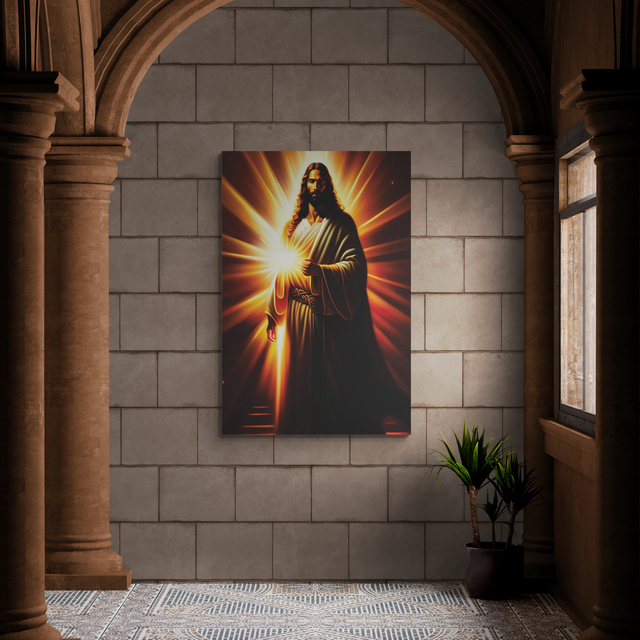 Quadro Decorativo Religioso Jesus Cristo Luz Divina