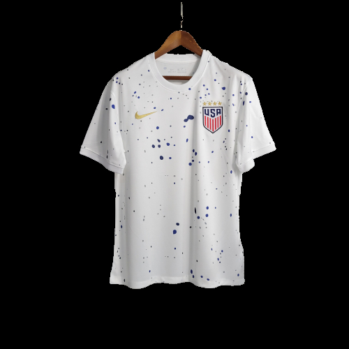 Camisa Estados Unidos Torcedor Nike Masculina Branco