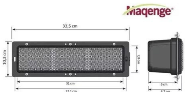 Queimador Maqenge Infra Vermelho Comercial Pxl