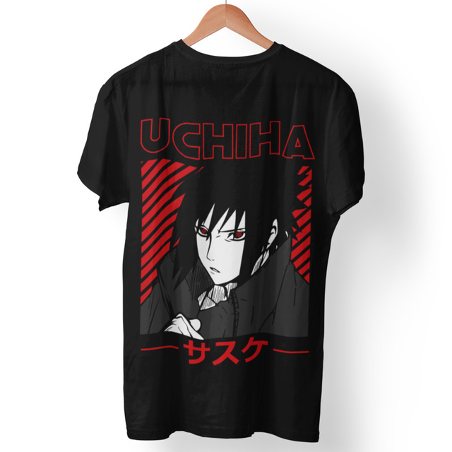 Camiseta Sasuke Uchiha Narut Mangá Desenho Anime Otaku 960