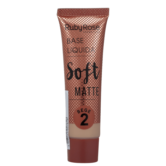 Base Líquida Soft Matte Bege 2 Ruby Rose